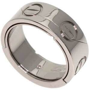 CARTIER 18k Silver Love Ring #48